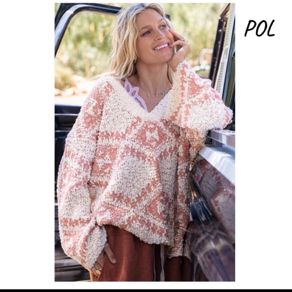 POL Aztec Sweater